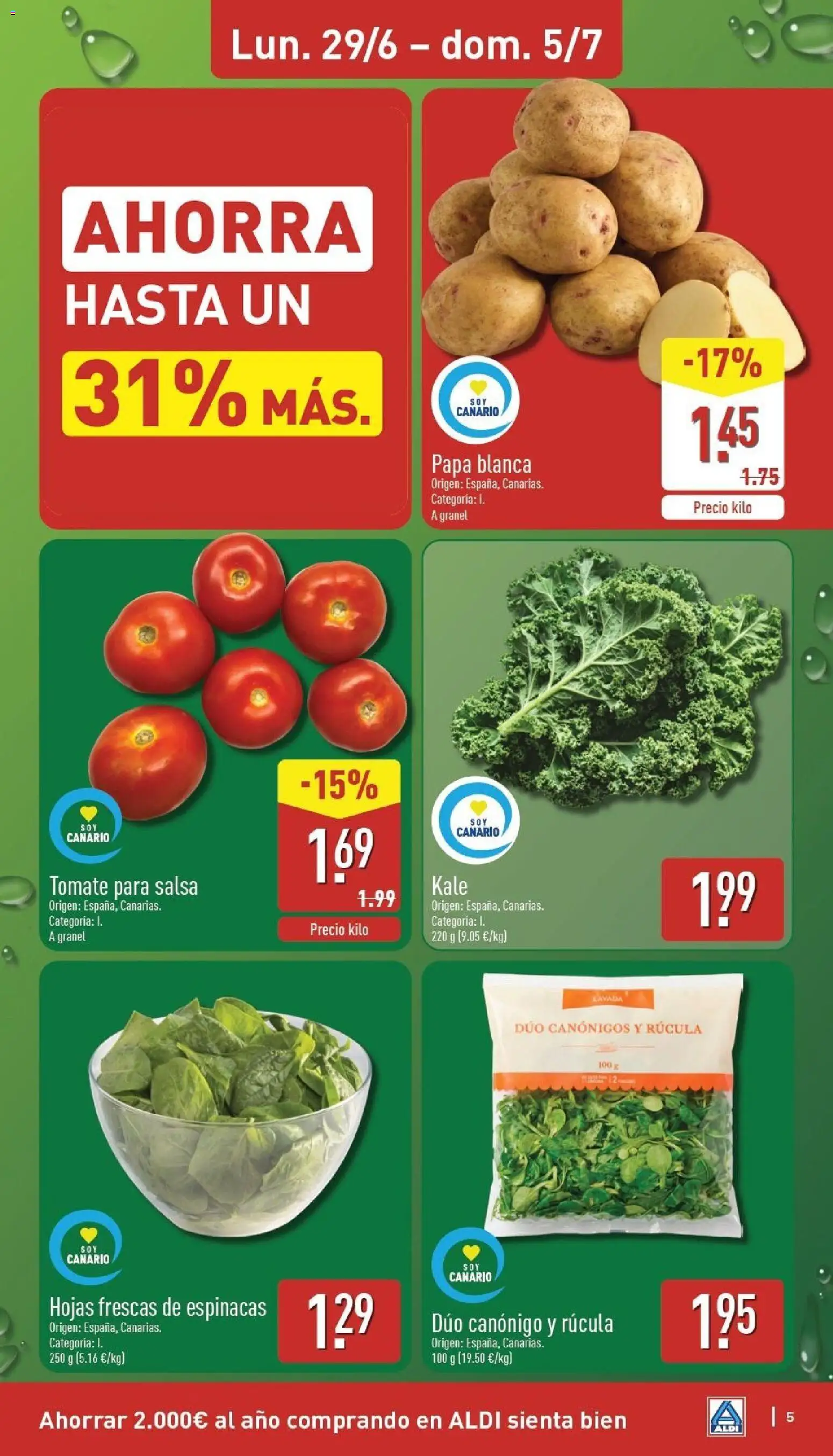 Aldi folleto Canarias │ válido desde el 29/06/2026 | Página: 5