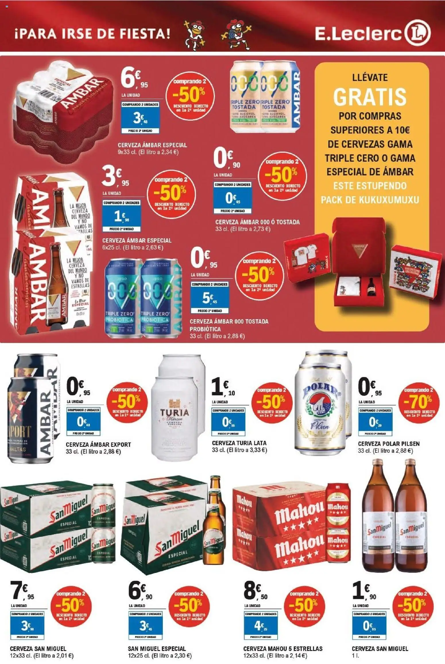 E.Leclerc folleto │ válido desde el 17.06.2026 | Página: 15 | Productos: Cerveza