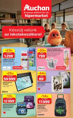 Auchan Iskolakezdési ajánlatok - amely érvényes a következő dátumtól: 2026.07.23.