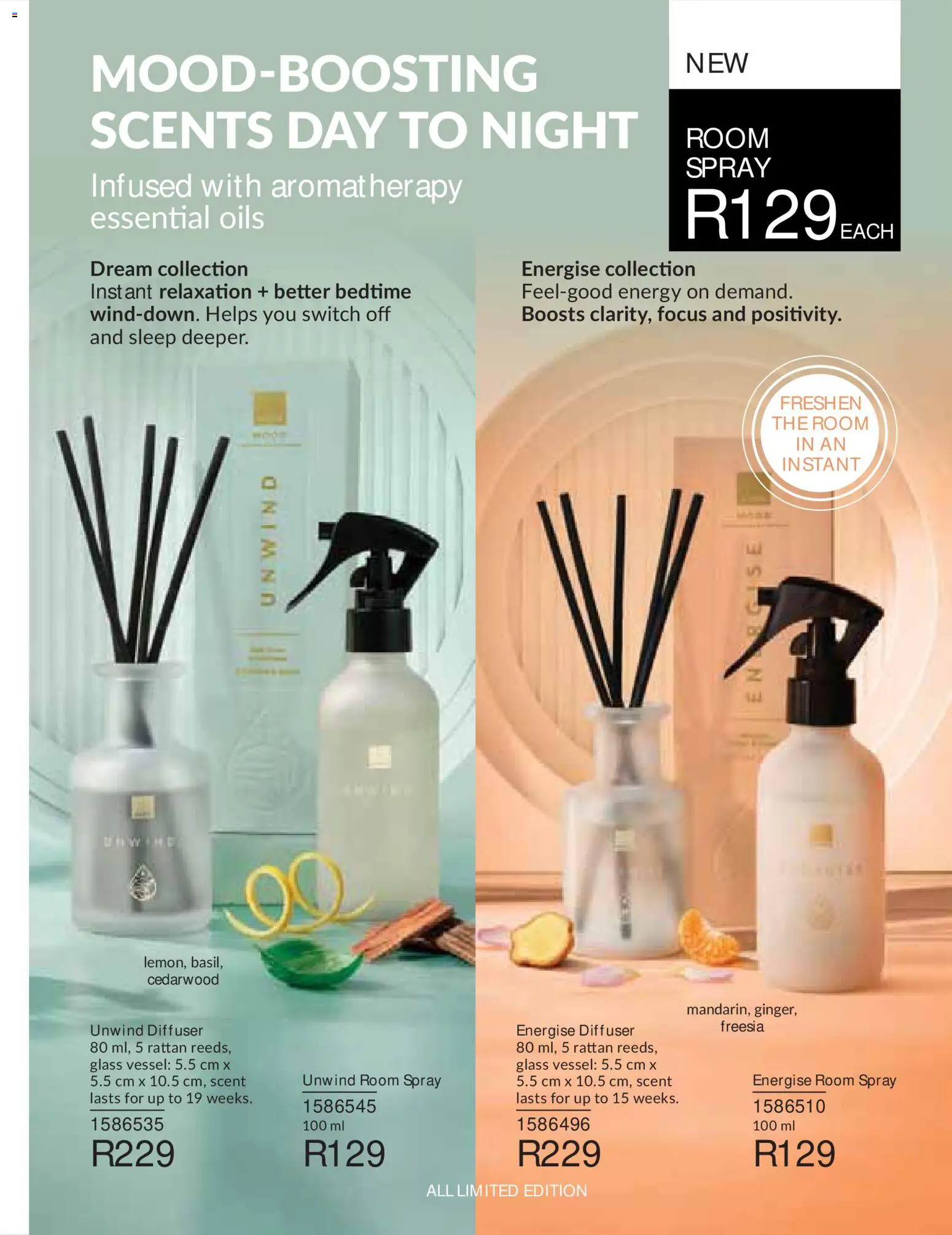 New Avon catalogue – valid from 01/09/2026 | Page: 127 | Products: Room spray, Diffuser, Switch