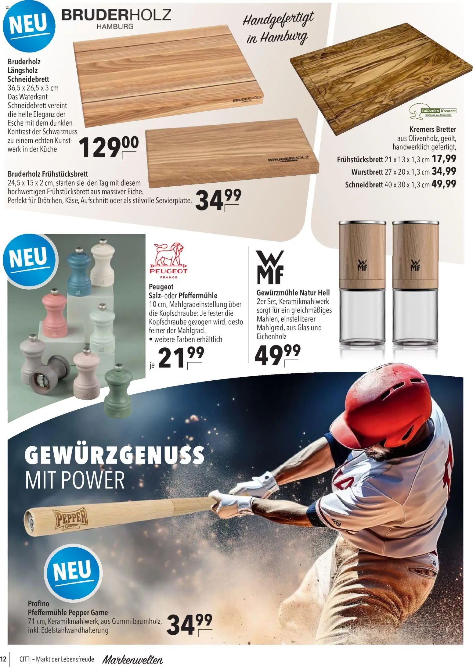 CITTI Markt Marken Welten – gültig ab 30.09.2026 | Seite: 12 | Produkte: Küche, Salz
