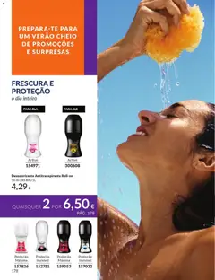 Pré-visualização Catálogo Avon Campanha 7 válido de 01/07/2026 | Página: 178 | Produtos: Desodorizante, Antitranspirante