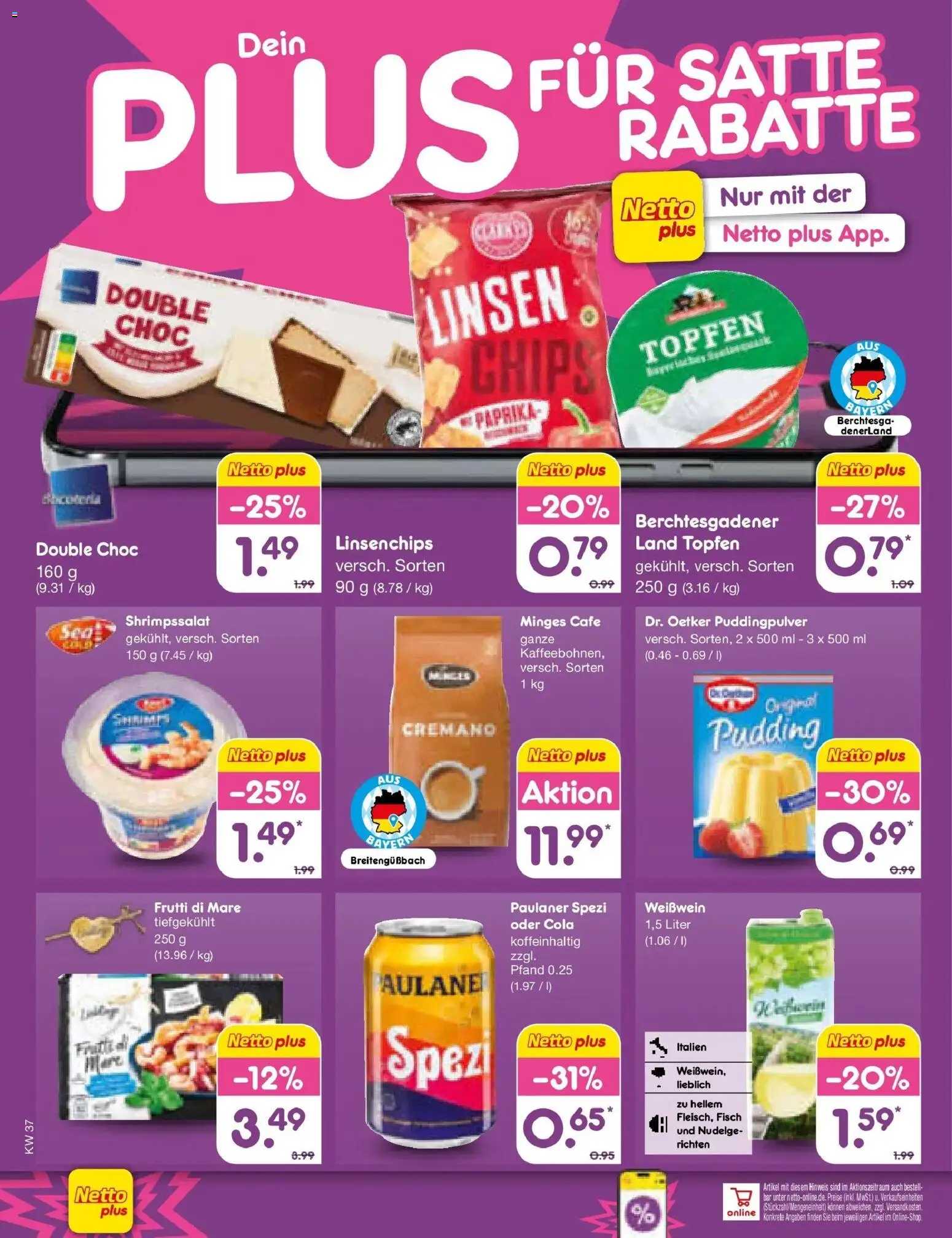 Netto Marken-Discount Prospekt Ergolding – gültig ab 14.09.2026 | Seite: 68 | Produkte: Paulaner spezi, Pudding, Fisch, Paprika