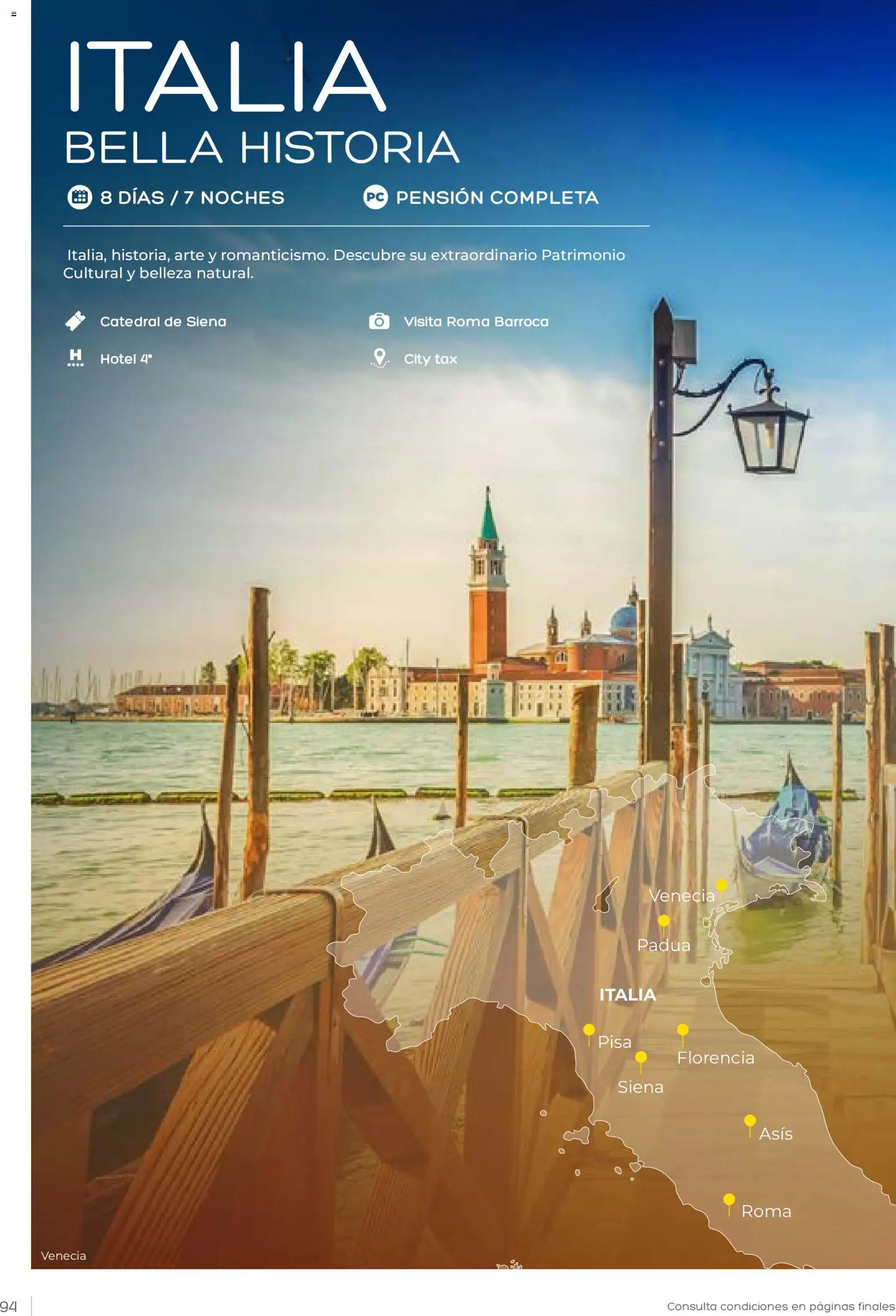 Viajes El Corte Inglés Club de Vacaciones otoño primavera │ válido desde el 01/09/2026 | Página: 94