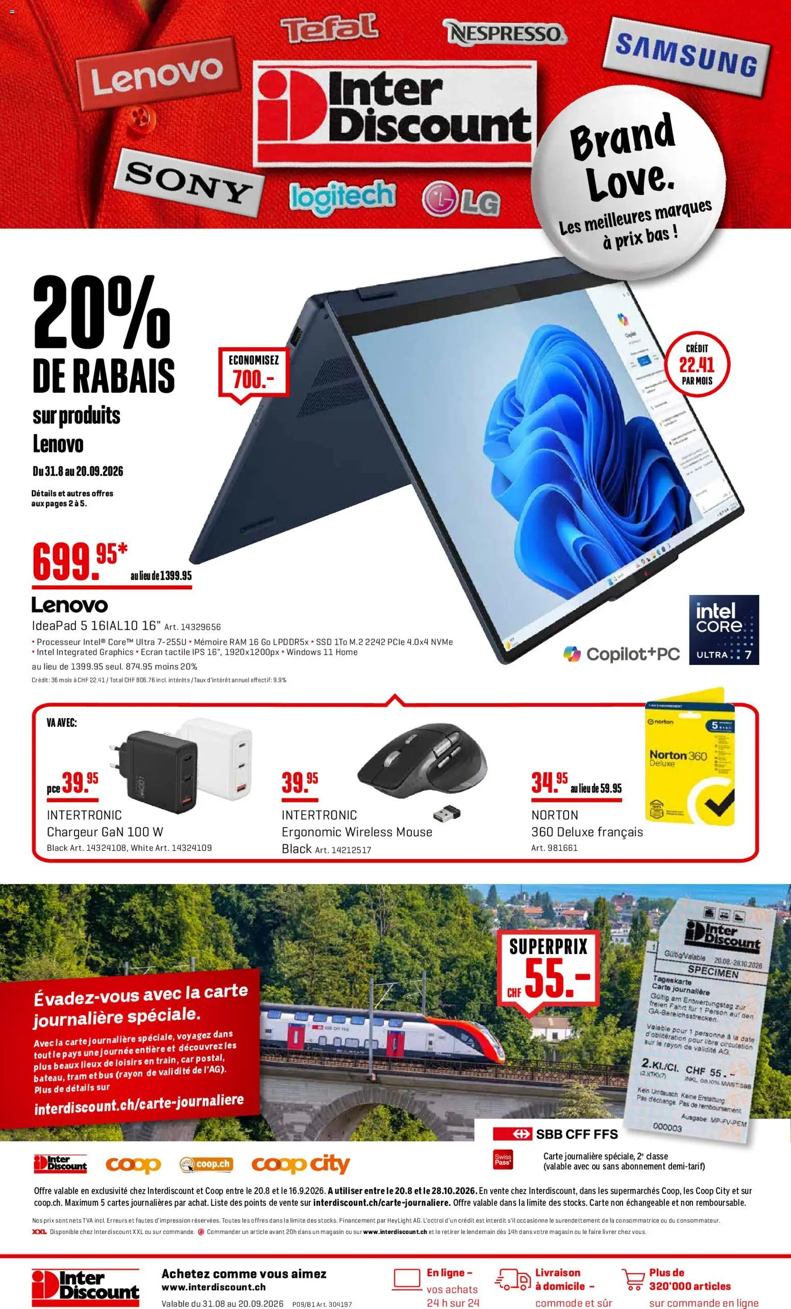Interdiscount aktionen FR – gültig ab 31.08.2026 | Seite: 1