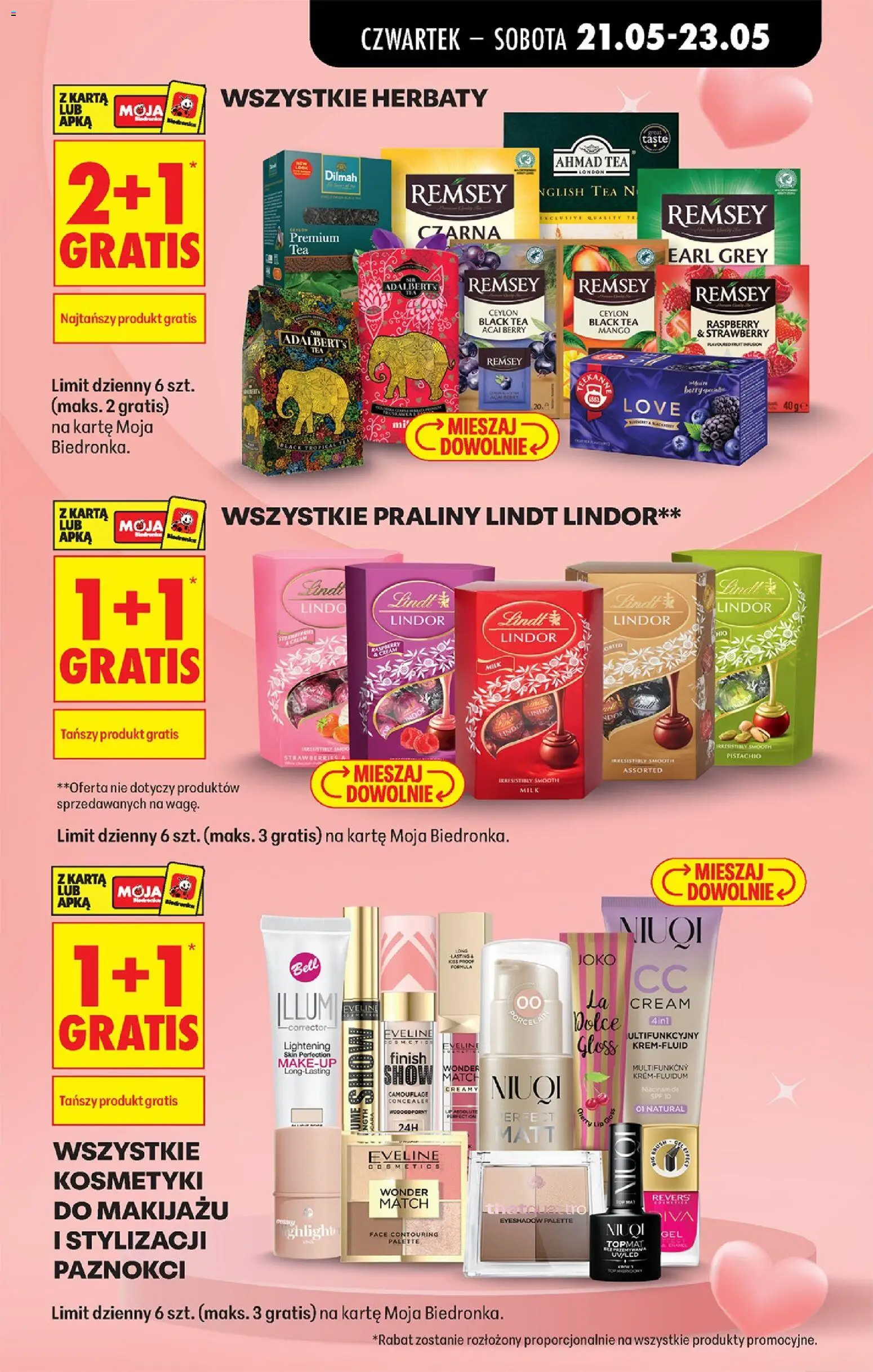 Biedronka gazetka od czwartku od 21.05.2026 | Strona: 7 | Produkty: Karta, Top, Kosmetyki, Sir adalbert's tea