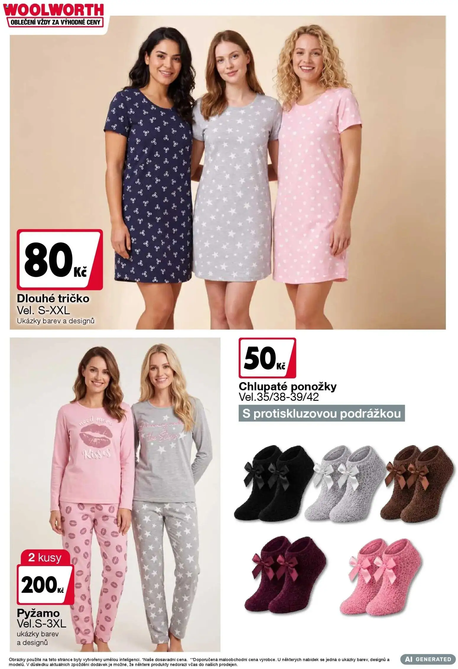 Woolworth leták - Trebic od 02.10.2026 | Strana: 8 | Produkty: Tričko, Ponožky, Pyžamo, Oblečení