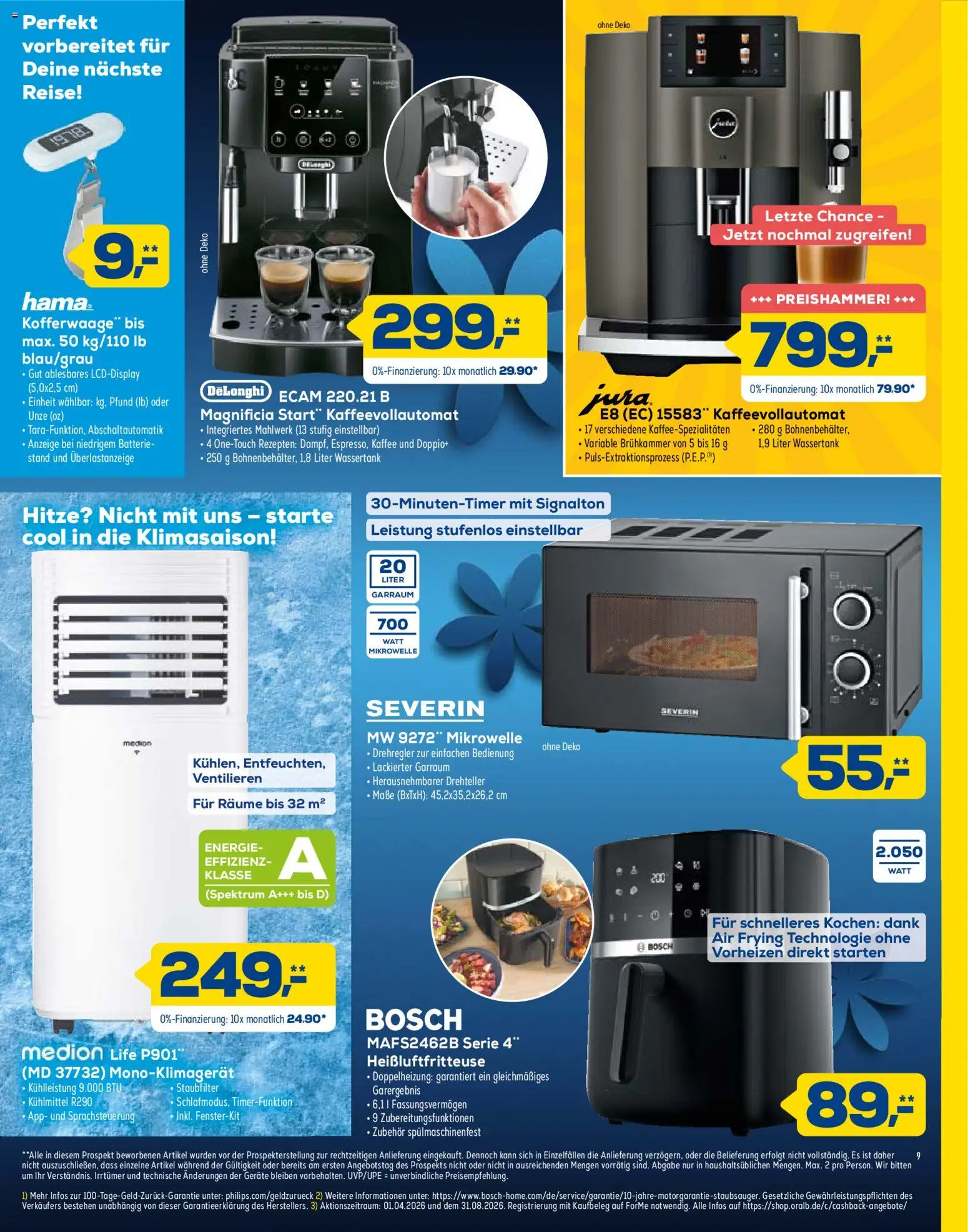 Euronics Prospekt 	 – gültig ab 16.05.2026 | Seite: 9 | Produkte: Bosch, Mikrowelle, Kaffee, Batterie