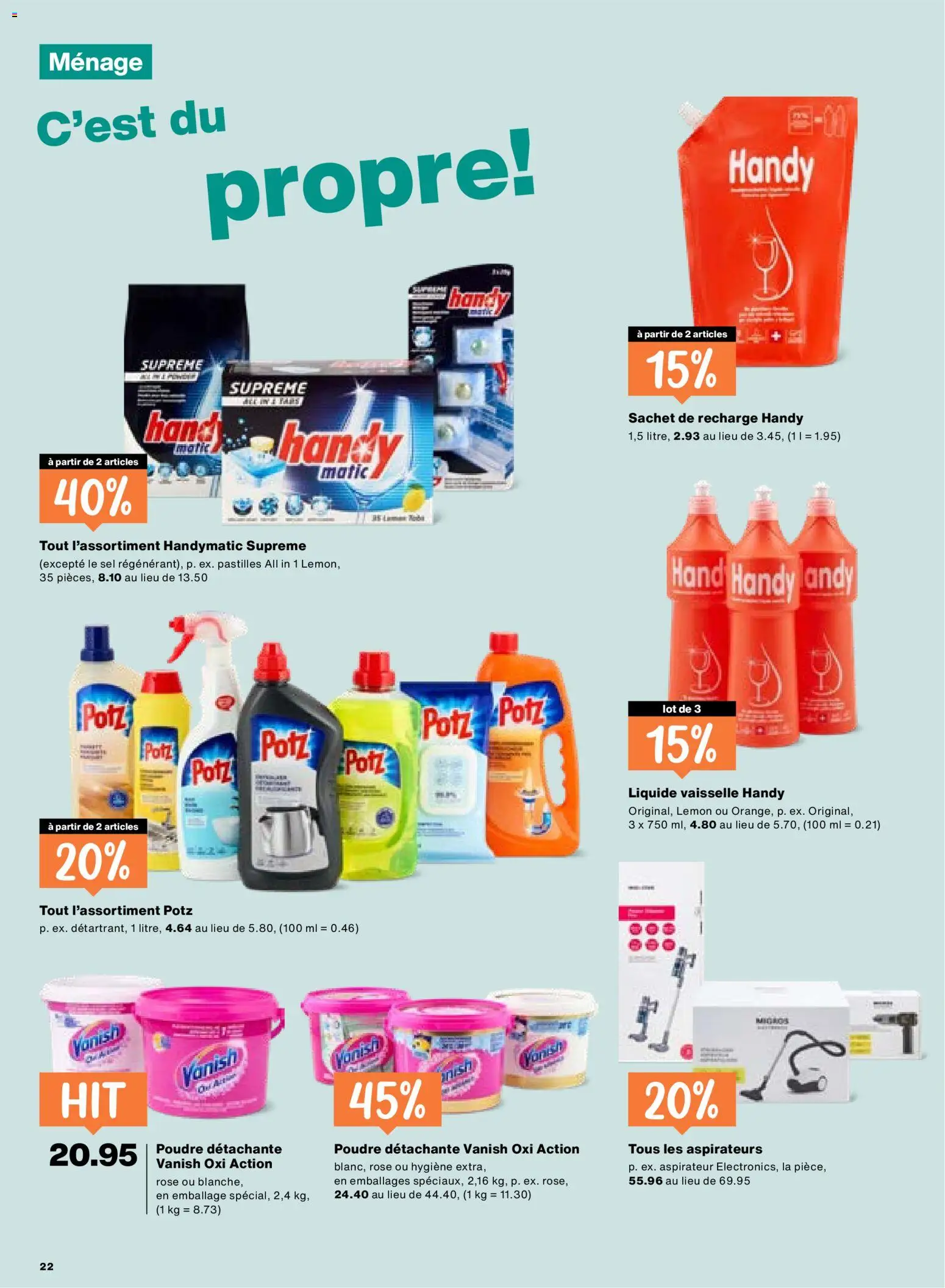 Migros aktionen FR – gültig ab 15.10.2026 | Seite: 22