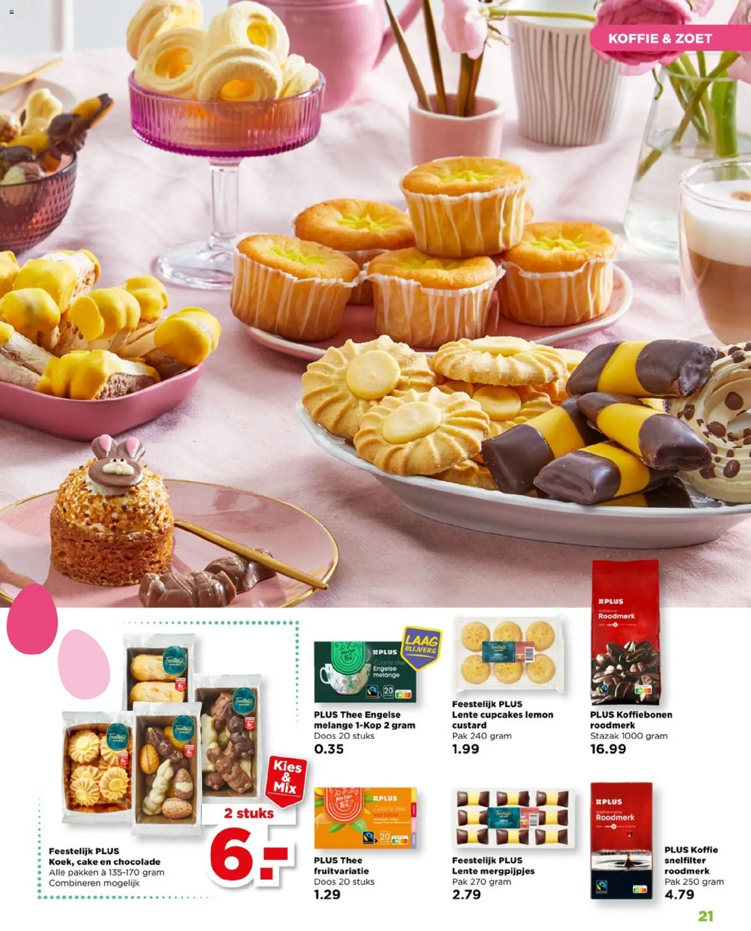 {H1} | Pagina: 21 | Producten: Koffie, Chocolade, Koffiebonen, Cake