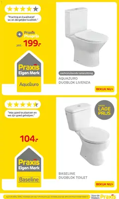 Praxis folder - Voorbeeld van een folder van Praxis, geldig van 08.06.2026 | Pagina: 21 | Producten: Wc, Toilet, Was