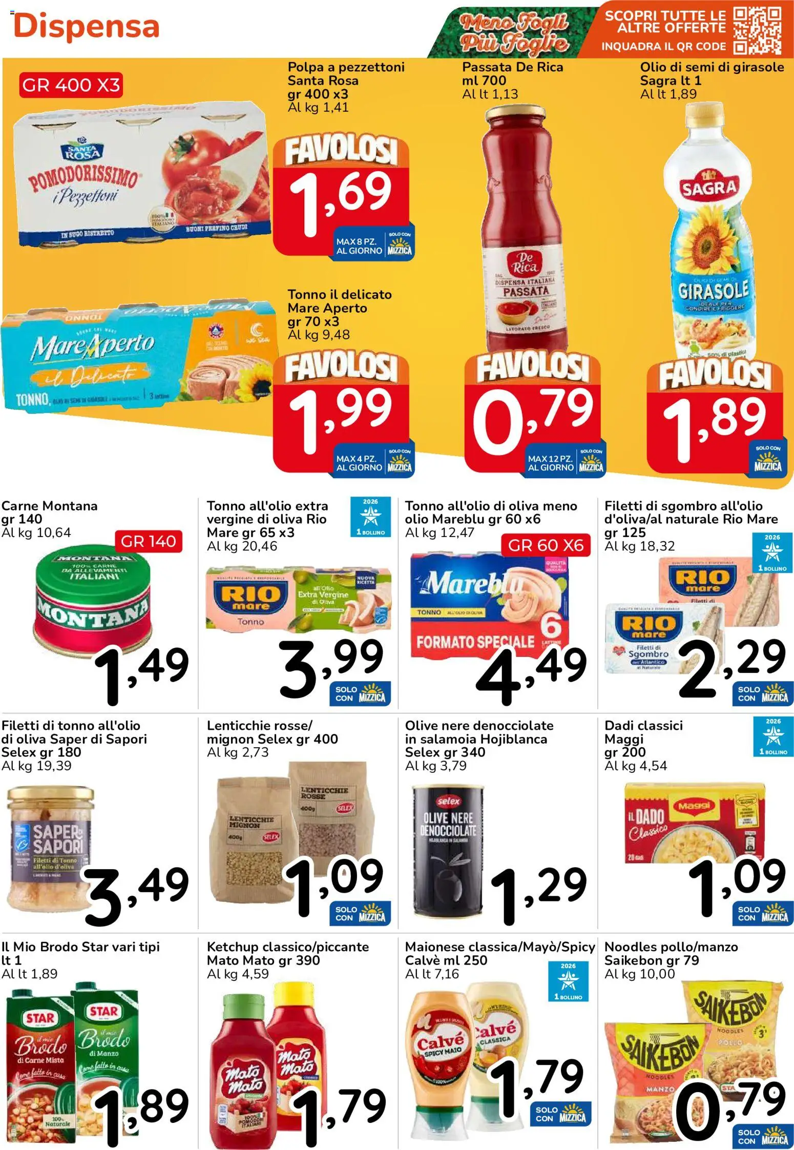 Volantino Famila del 30/09/2026 | Pagina: 22 | Prodotti: Manzo, Ketchup, Lenticchie, Sugo