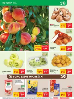 Spar katalog akcije – veljaven od 08.07.2026 | Stran: 13 | Izdelki: Suho sadje, Suhe slive, Orescki, Cebula