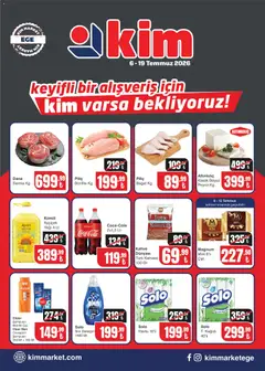 06 Temmuz 2026 tarihinden itibaren geçerli olan Kim Market kataloğu önizlemesi
