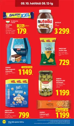 SNACK DAY Tortilla chips, Sós / nacho sajtos 375 g; 1 kg = 1944 Ft - amely érvényes a következő dátumtól: 2026.08.06. | Oldal: 74