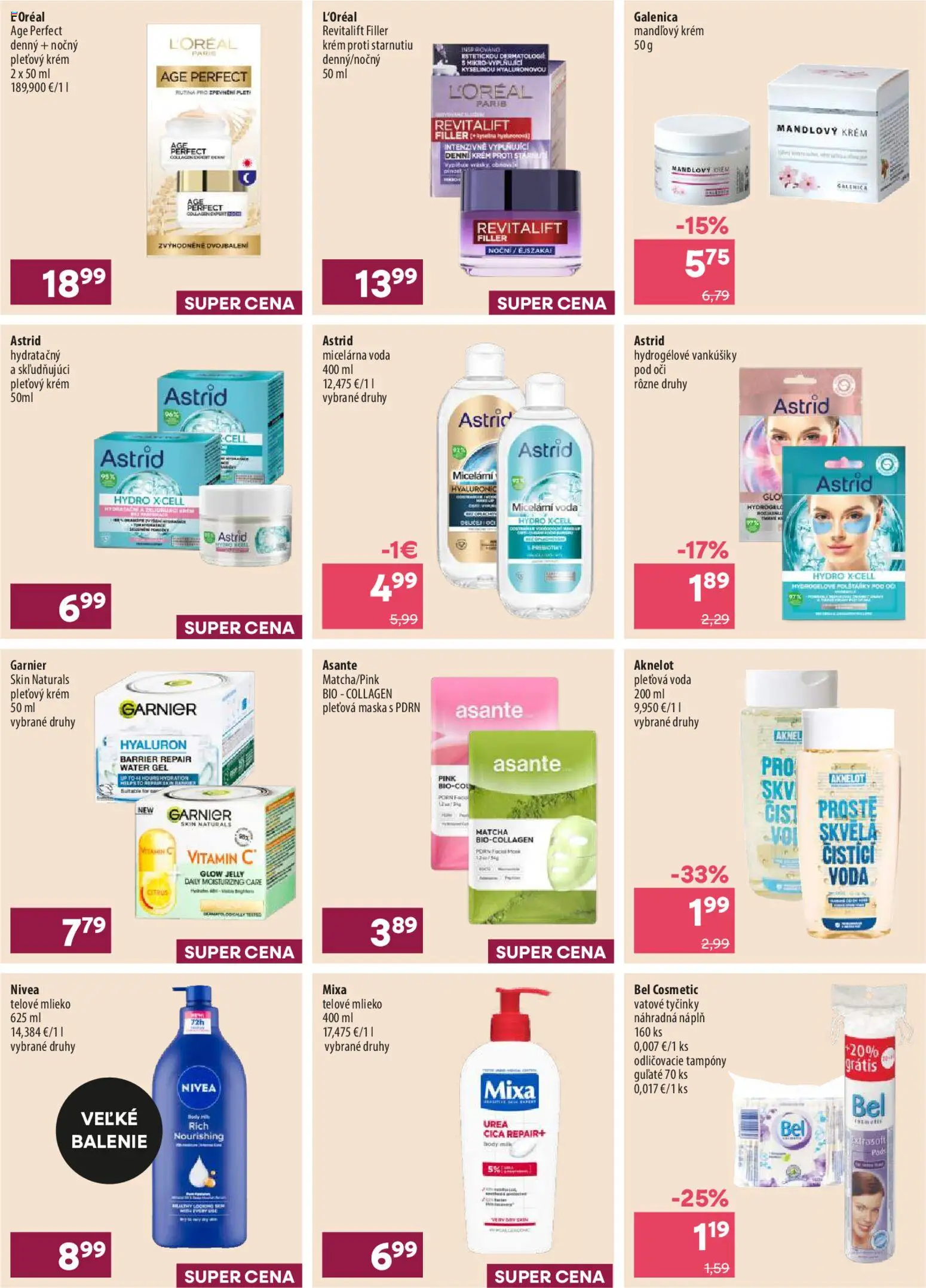 Nové 101 drogerie akcie – leták je platný od 21.10.2026 | Strana: 5 | Produkty: Mlieko, Telové mlieko, Krém, Voda