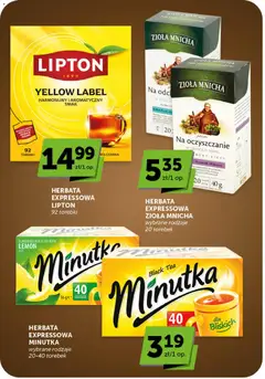 Pogląd oferty "Groszek gazetka" - ważna od 21.05.2026 | Strona: 23 | Produkty: Herbata, Torebki