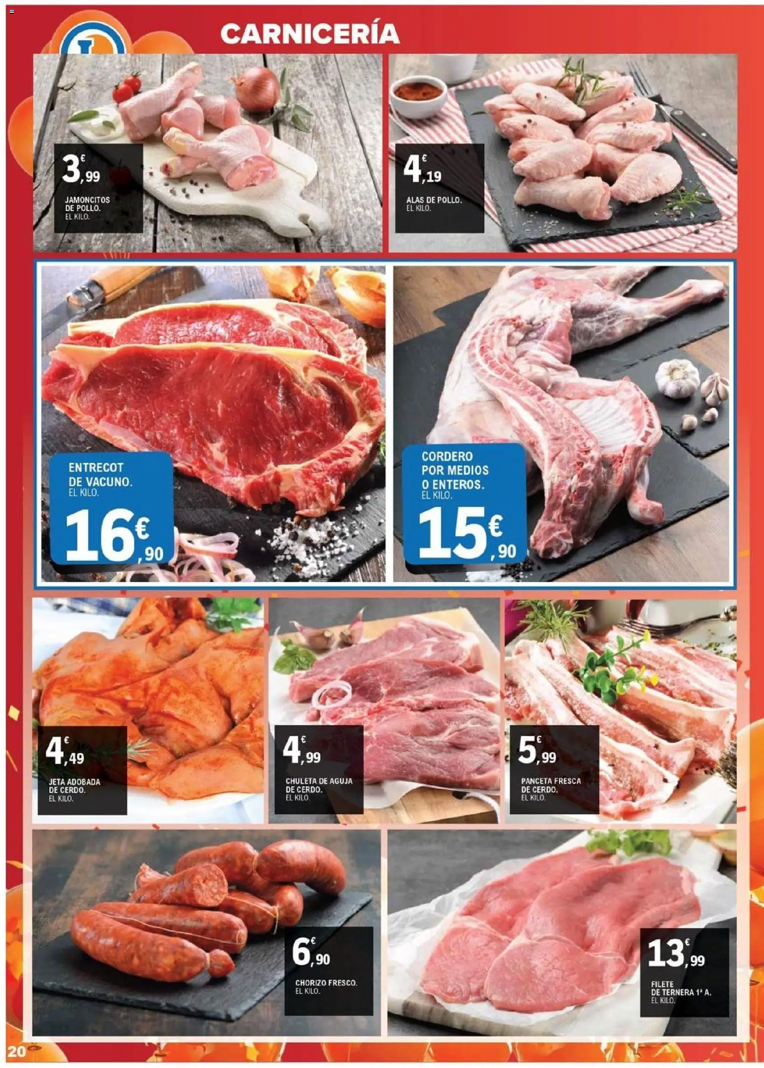 E.Leclerc folleto Salamanca │ válido desde el 15/07/2026 | Página: 20 | Productos: Ηλεκτρικός φούρνος, Cerdo, Φίλτρο καφέ, Filete