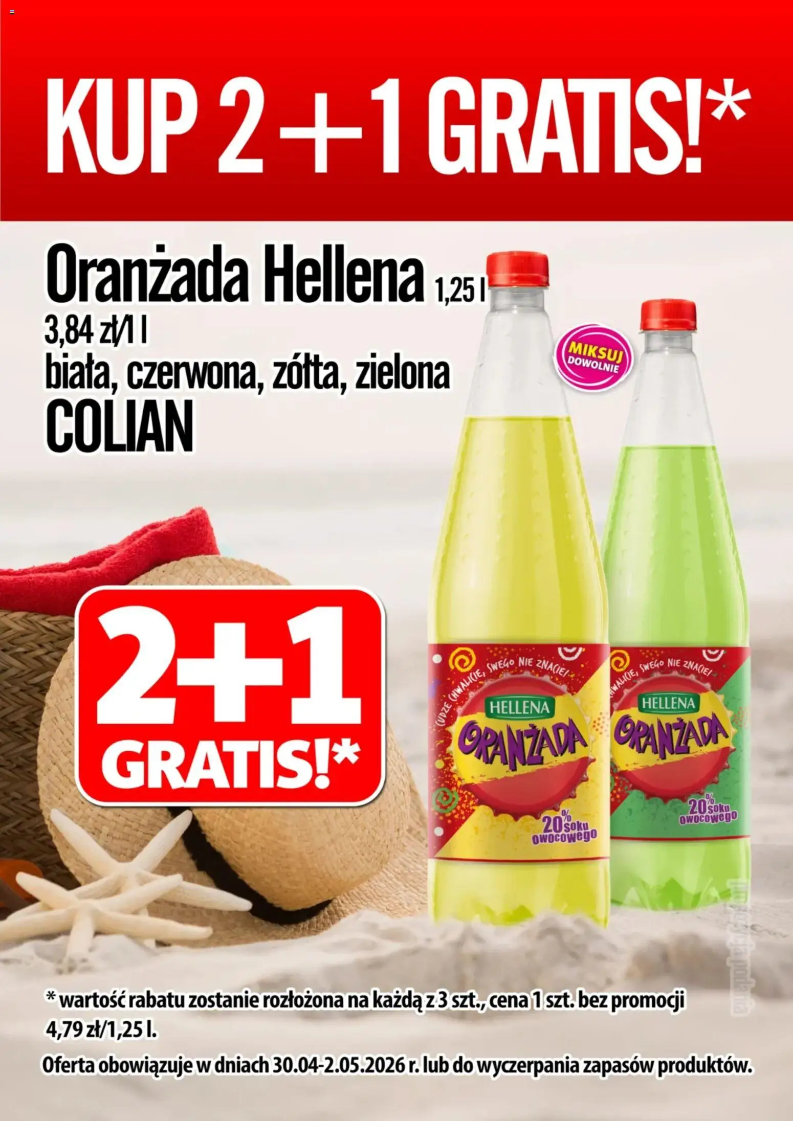 Prim Market promocja - Oranżada Hellena od 30.04.2026 | Strona: 1