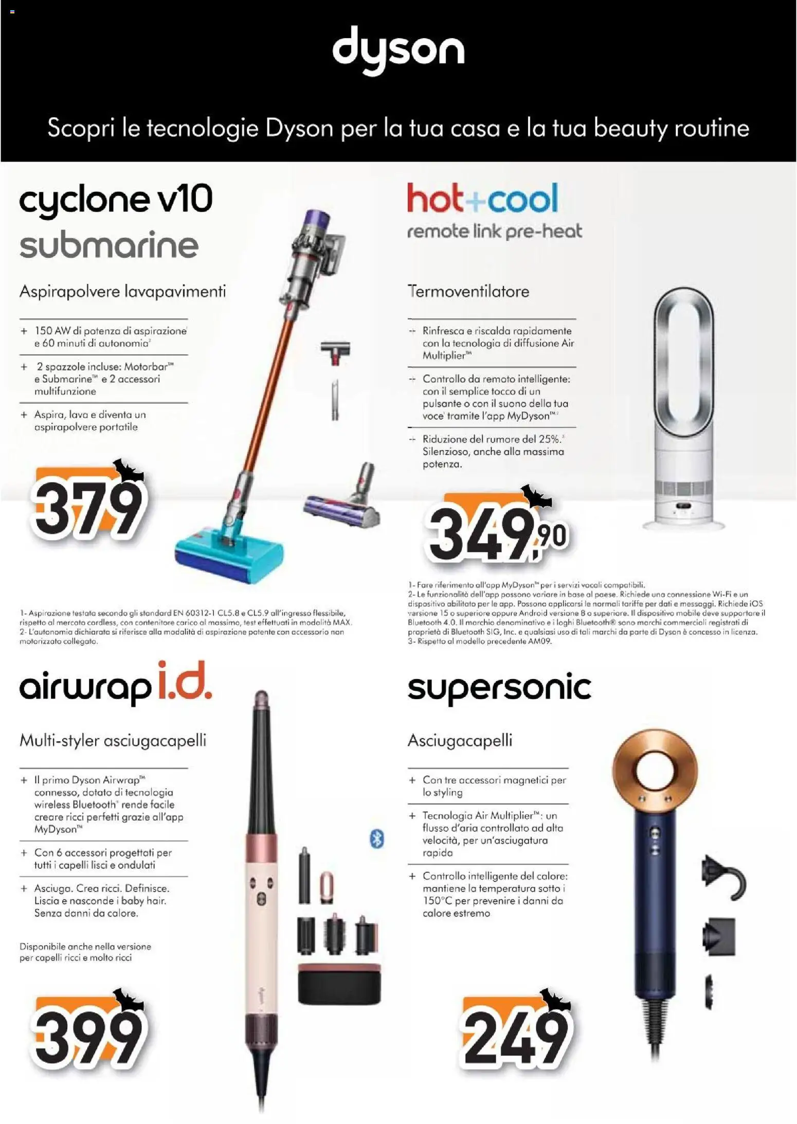 Volantino Unieuro del 30/10/2026 | Pagina: 35 | Prodotti: Mobile, Contenitore, Aspirapolvere, Dyson