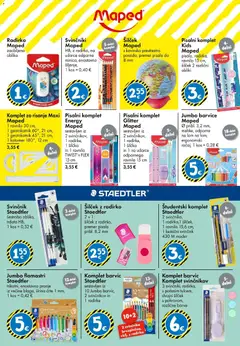 TEDi katalog akcije – veljaven od 21.08.2026 | Stran: 9 | Izdelki: Barvice, Silcek, Kos, Svinčnik