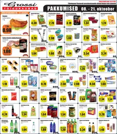 Grossi Toidukaubad kliendilehe eelvaade alates 08.10.2026