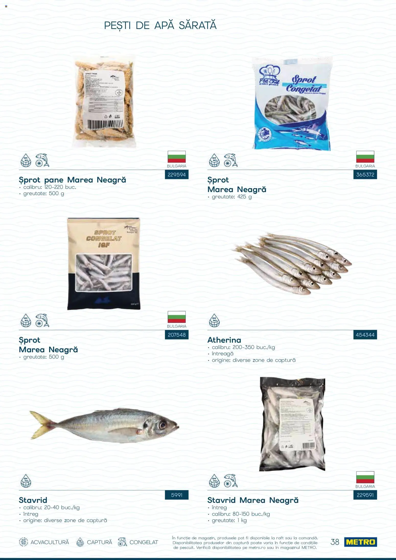 Noul catalog Metro – valabil de la 01.10.2026 | Pagină: 38 | Produse: Raft, Apă
