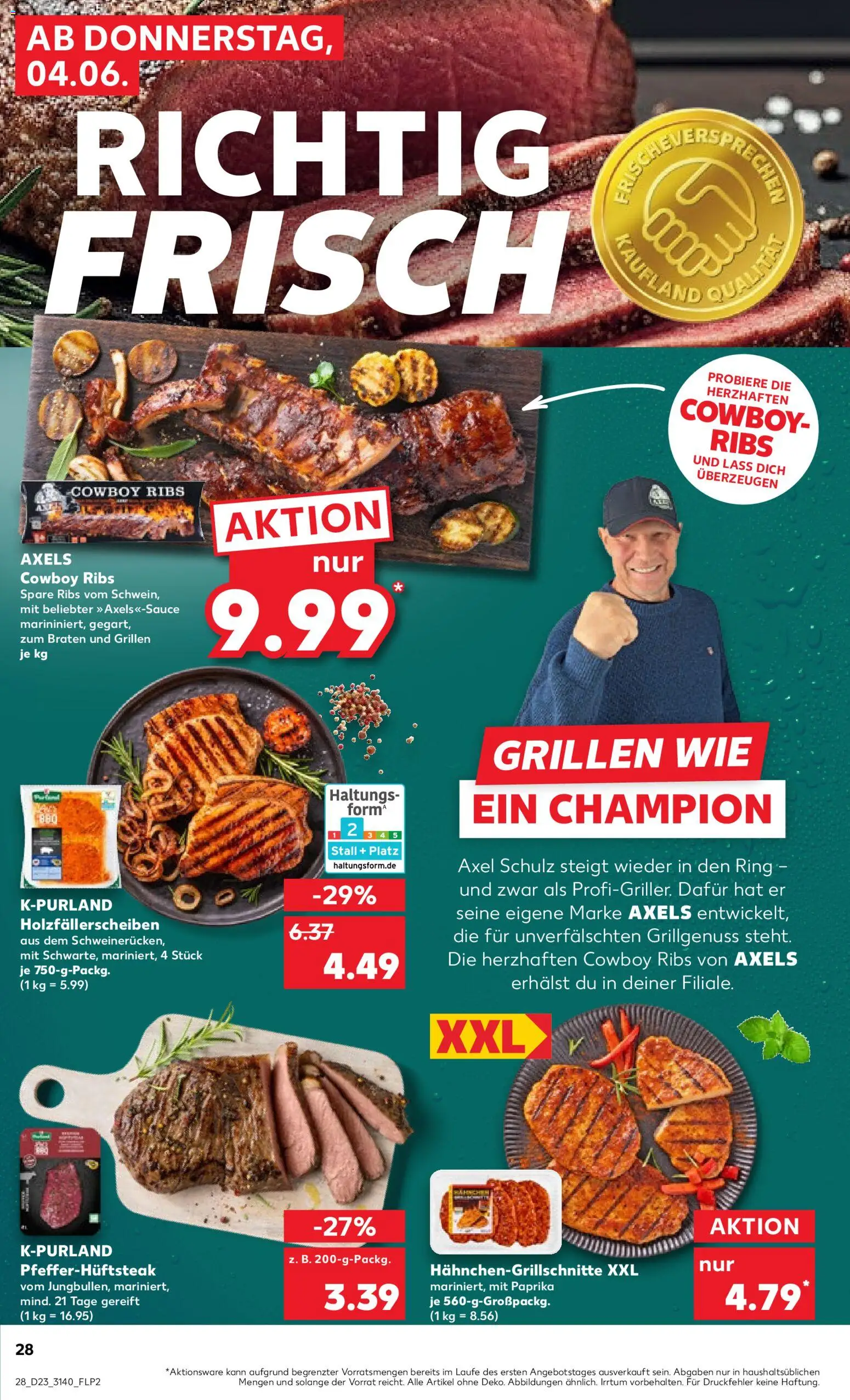 Kaufland Prospekt Leipzig – gültig ab 04.06.2026 | Seite: 28 | Produkte: Spare ribs, Paprika