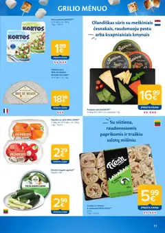MAXIMA leidinys galioja nuo 05.05.2026 | Puslapis: 11 | Prekių: Agurkai, Pelėsinis sūris, Sūris, Vištiena