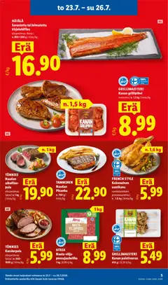 Lidl-mainoslehti voimassa 23/07/2026 alkaen | Sivu: 5