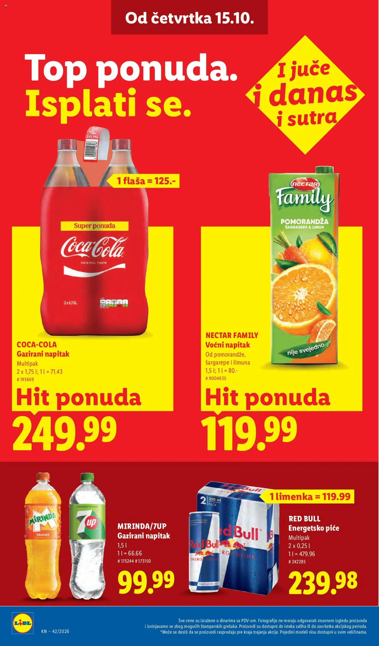 Lidl katalog - važi od 15.10.2026 | Strana: 36 | Proizvode: Šargarepa, Energetsko piće, Pomorandza, Limun