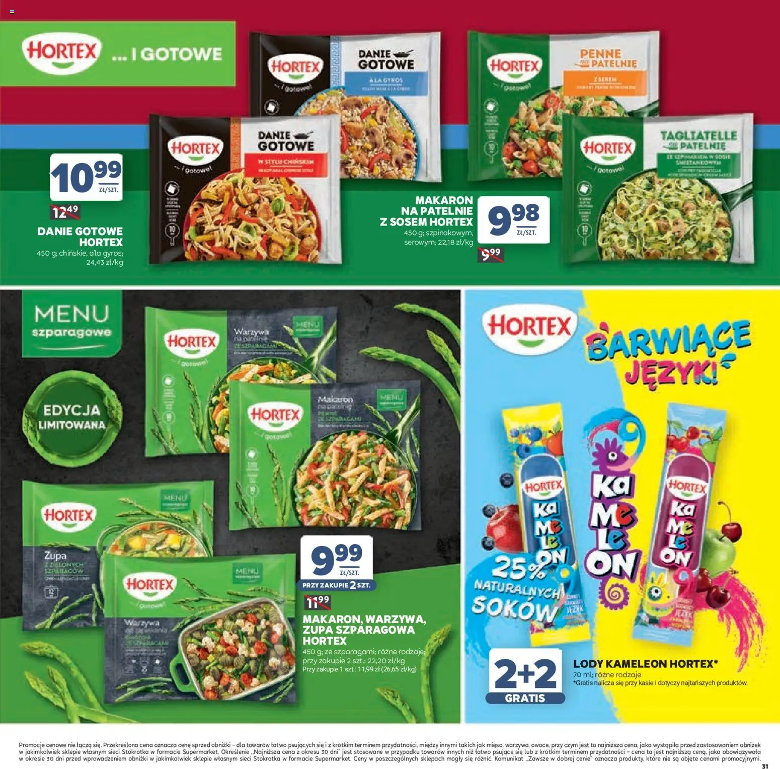 Stokrotka gazetka - Dzień Matki i Dziecka od 21.05.2026 | Strona: 31 | Produkty: Penne, Zupa, Lody, Warzywa