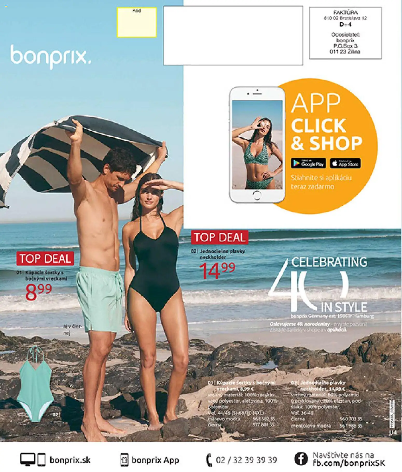 Nové Bonprix akcie – leták je platný od 01.01.2026 | Strana: 76 | Produkty: Plavky