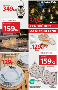 Náhled letáku NKD leták od 14.05.2026 | Strana: 11 | Produkty: Těstoviny, Lucerna, Talíř, Světelný řetěz