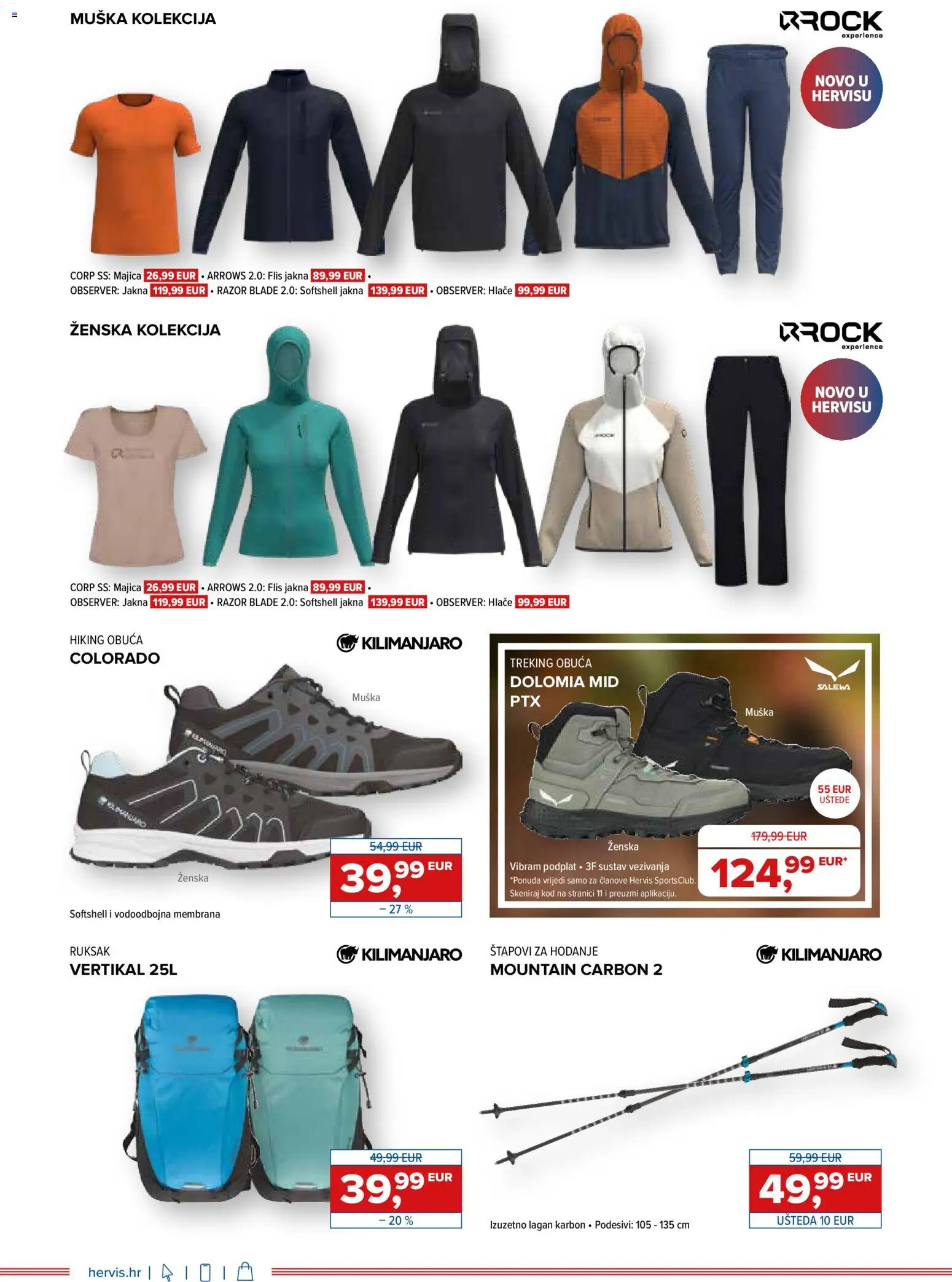 Hervis katalog | vrijedi od 18.03.2026 | Stranica: 10 | Proizvodi: Majica, Jakna, Hlače, Ruksak