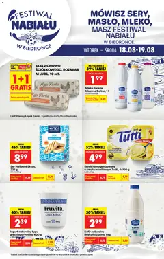 Pogląd oferty "Biedronka gazetka - Festiwal nabiału" - ważna od 18.08.2026