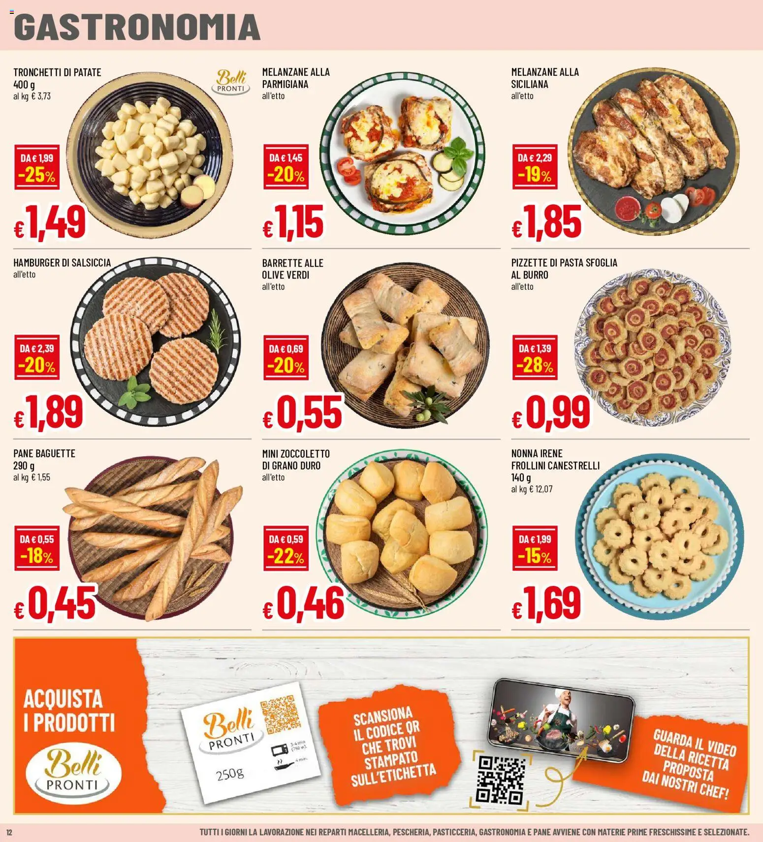 Volantino Galassia del 17/09/2026 | Pagina: 12 | Prodotti: Baguette, Pasta, Video, Canestrelli