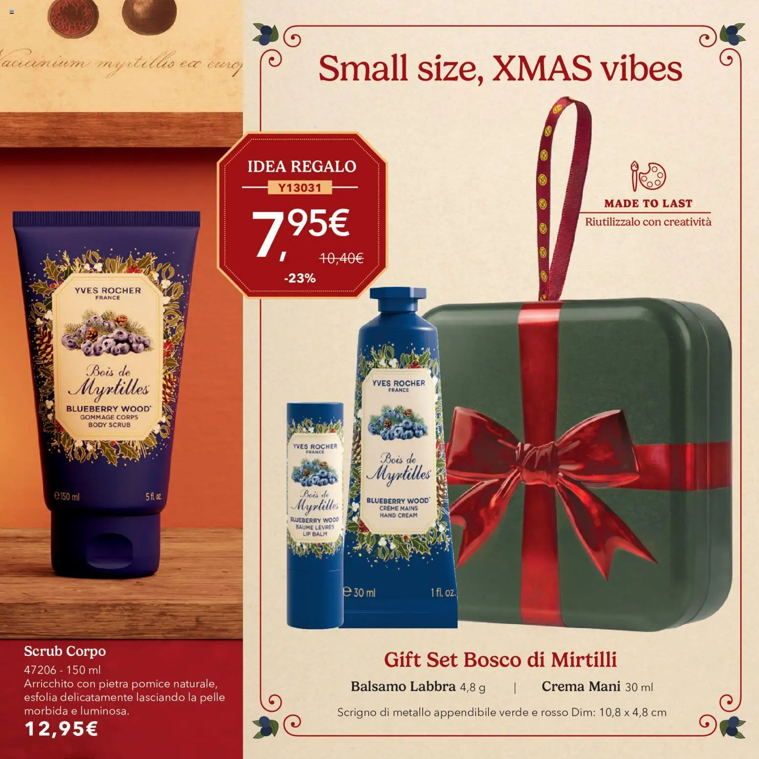 Volantino Yves Rocher del 20/10/2026 | Pagina: 11 | Prodotti: Balsamo, Crema, Scrub, Mirtilli