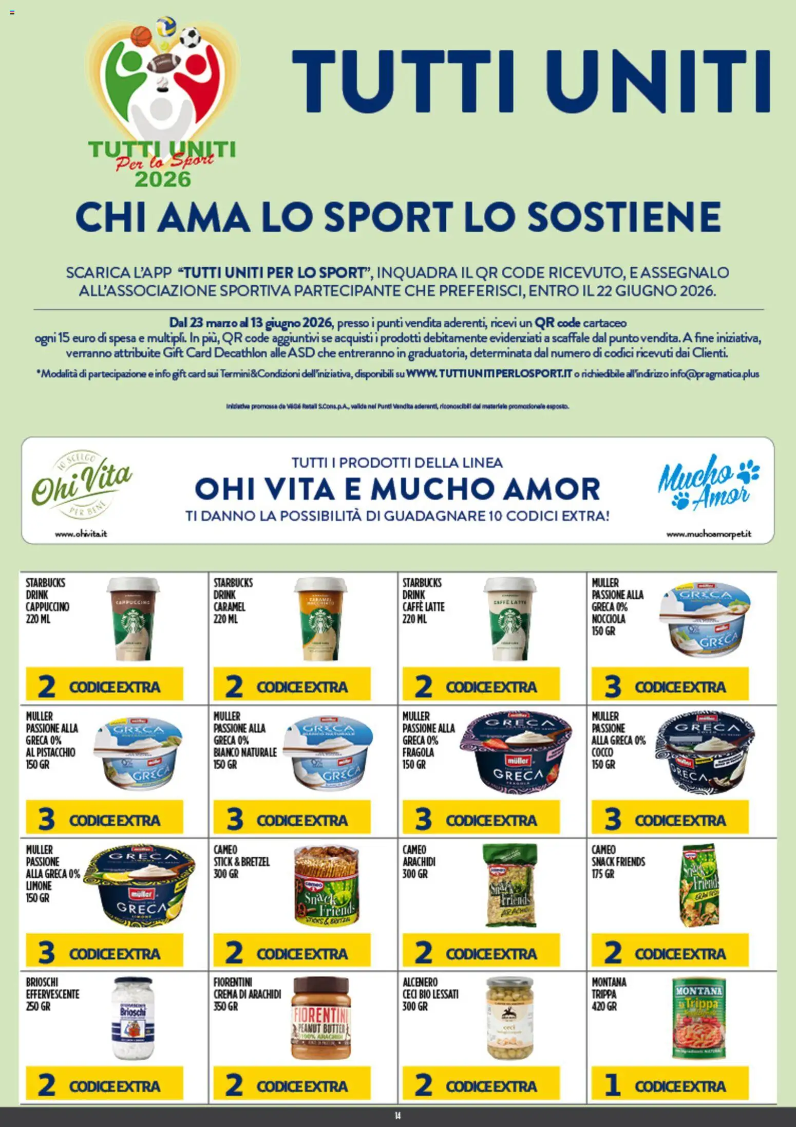 Volantino Euroesse del 01.06.2026 | Pagina: 14 | Prodotti: Bretzel, Latte, Limone, Cocco