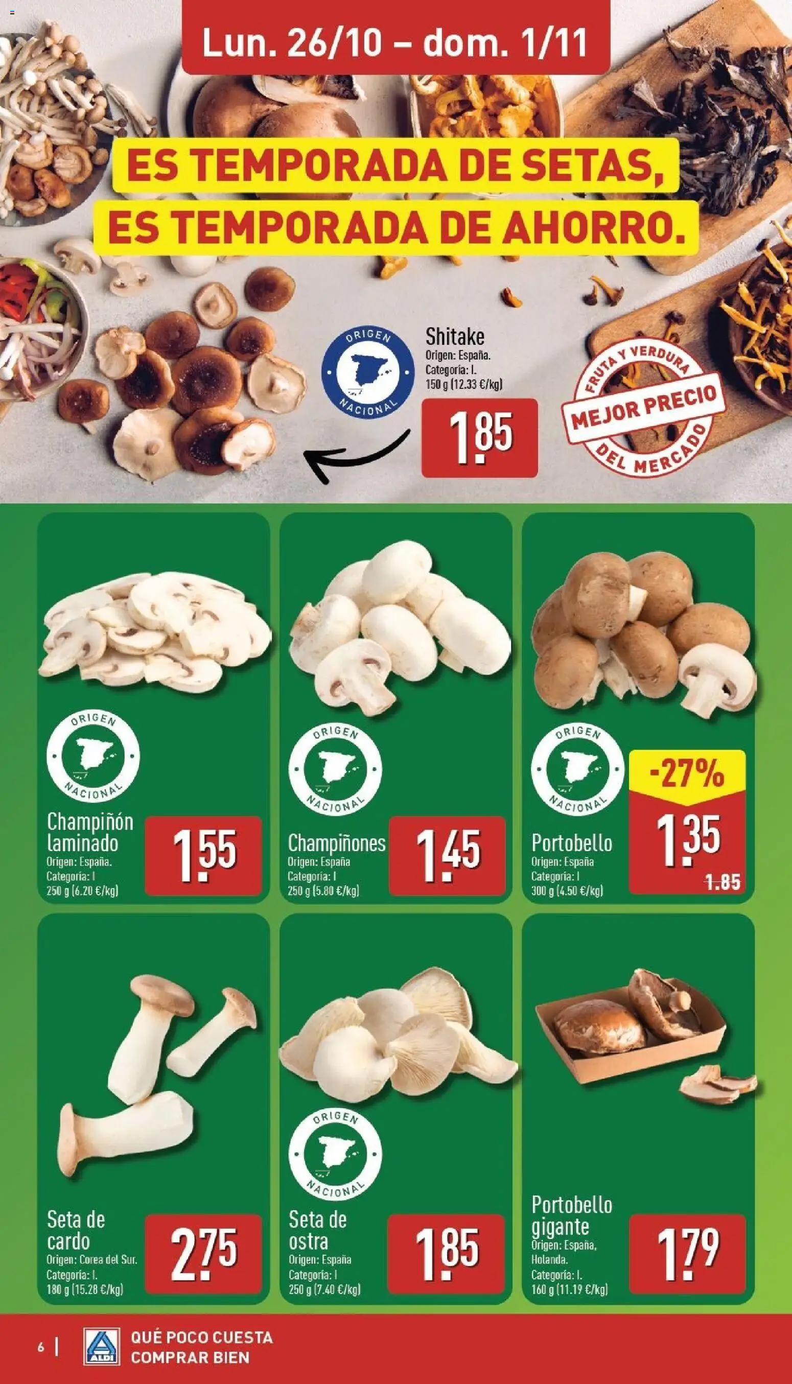 Aldi folleto Baleares │ válido desde el 26/10/2026 | Página: 6