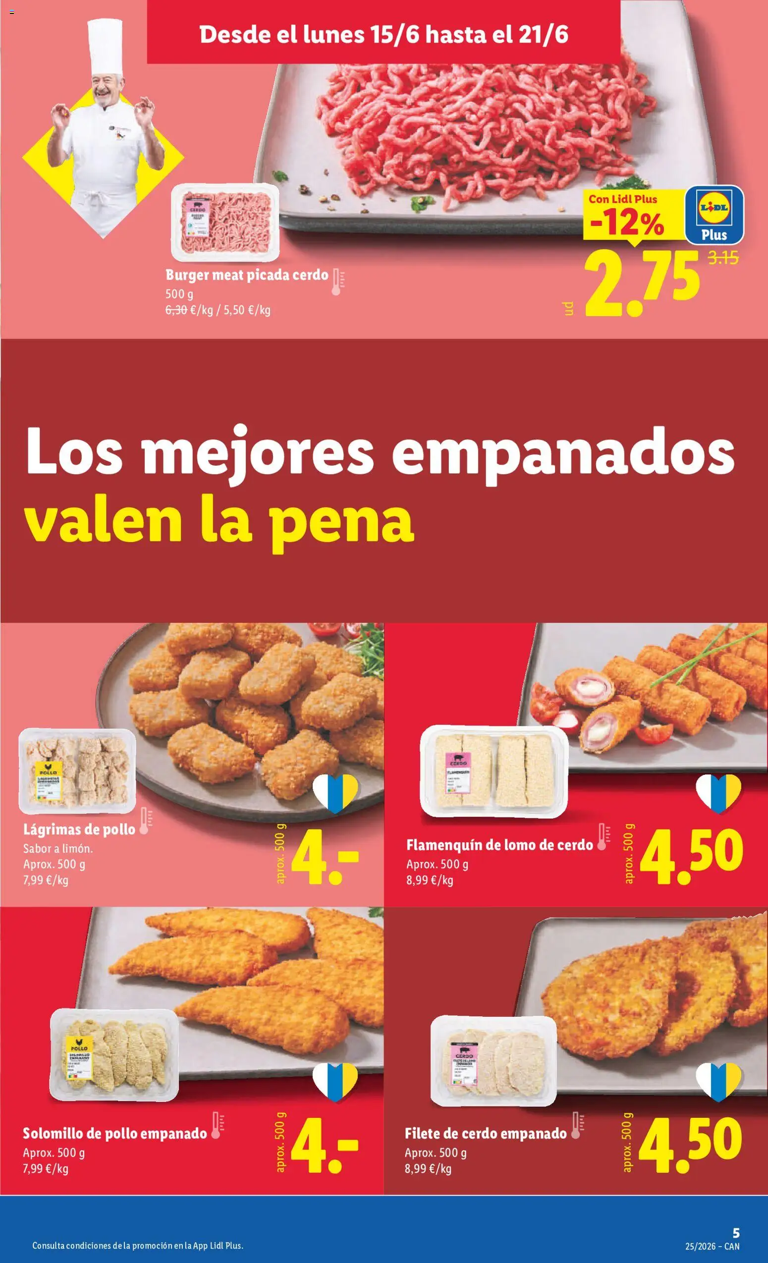 Lidl folleto Canarias │ válido desde el 15.06.2026 | Página: 9 | Productos: Cerdo, Filete, Nuggets