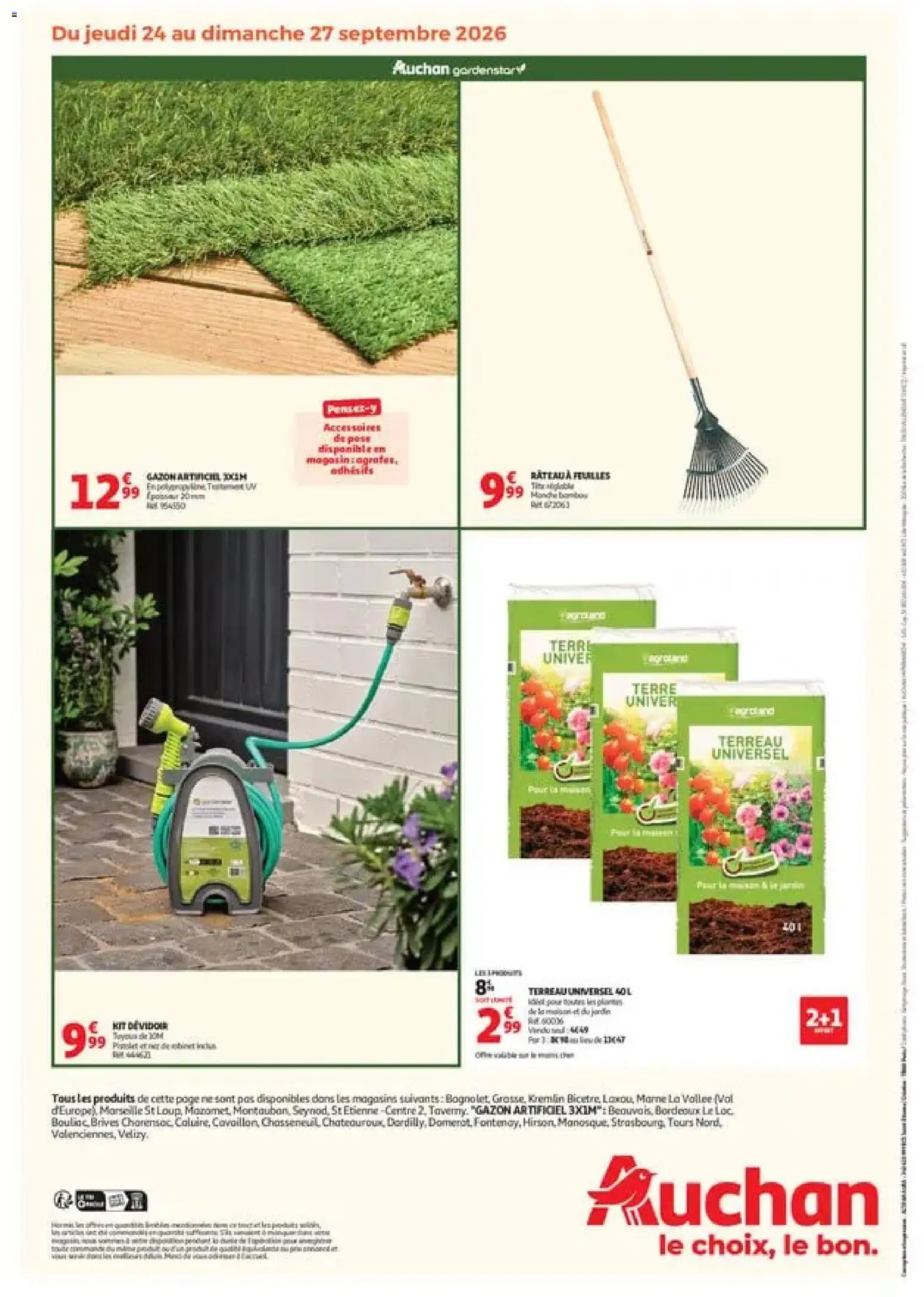 {H1} | Page: 2 | Produits: Robinet, Gazon artificiel, Plantes, Gazon