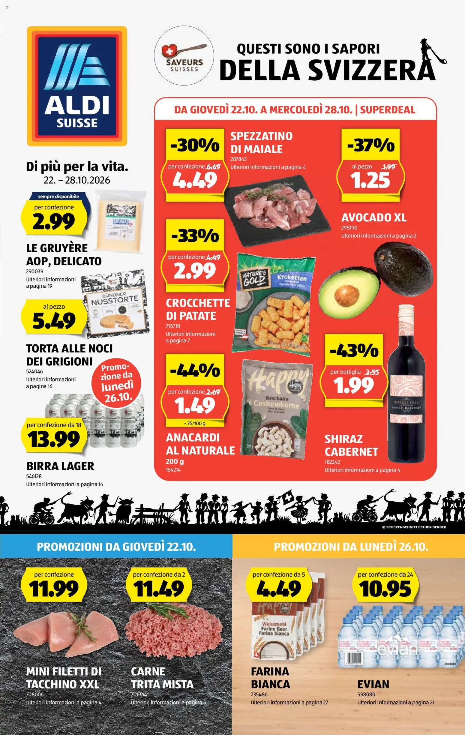Aldi aktionen IT – gültig ab 22.10.2026 | Seite: 1 | Produkte: Avocado