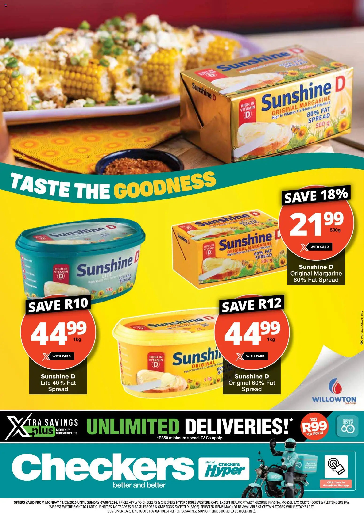 New Checkers catalogue – valid from 11.05.2026 | Page: 1 | Products: Margarine, Fat spread