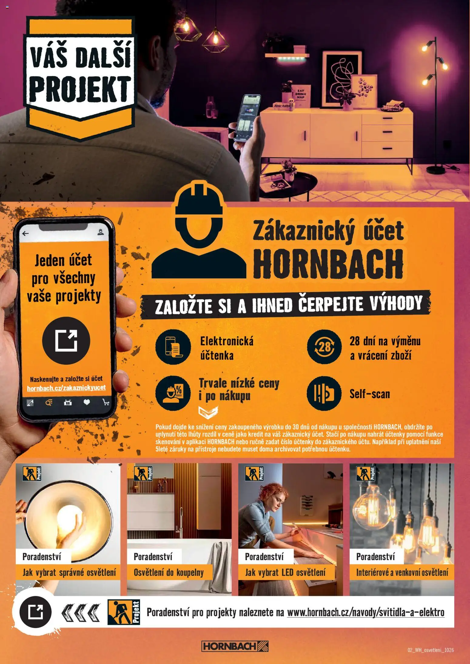 HORNBACH leták - Osvětlení od 28.10.2026 | Strana: 2 | Produkty: Osvětlení, LED