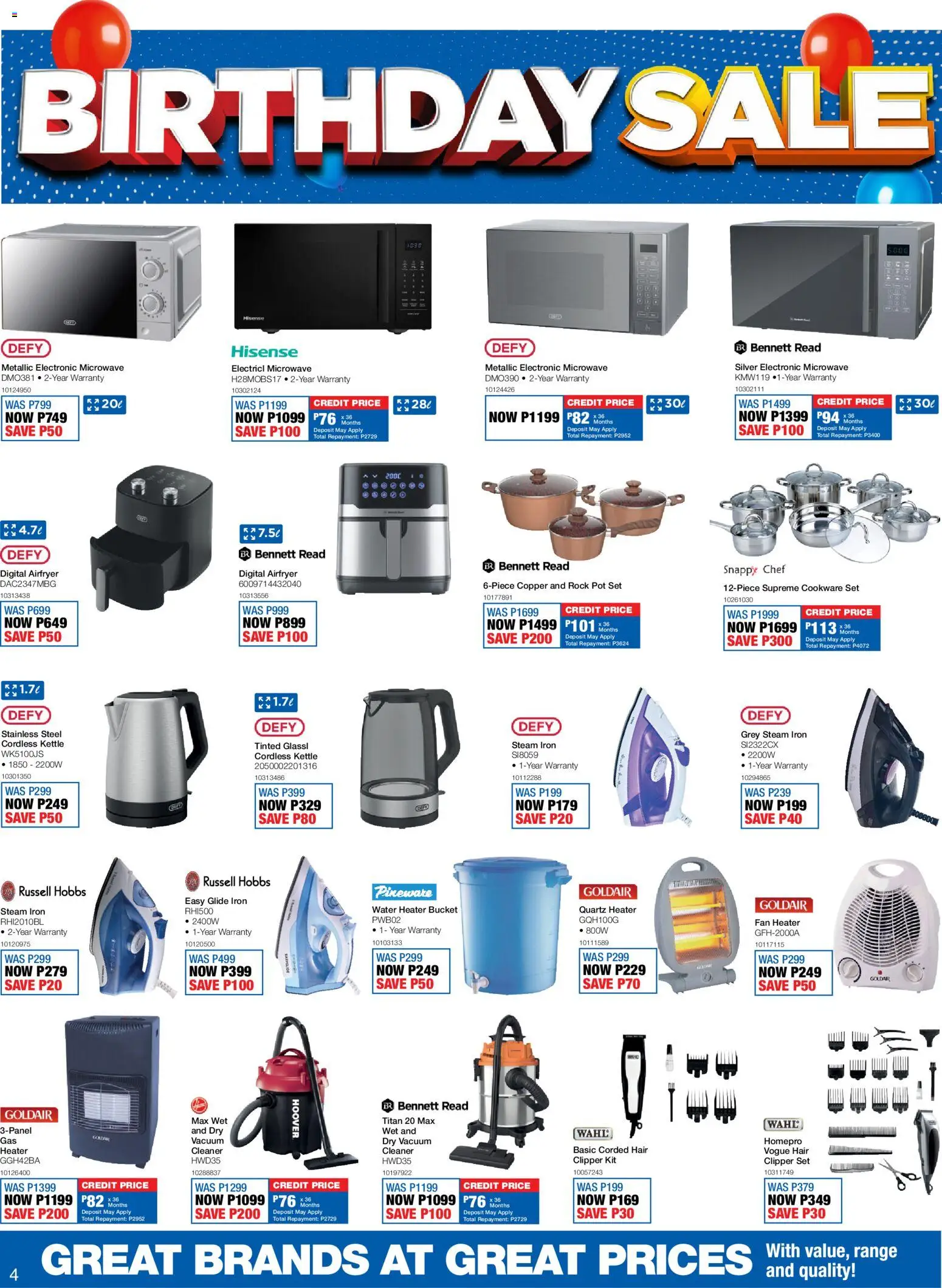 New OK Furniture catalogue – valid from 15.06.2026 | Page: 4 | Products: Fan, Fan heater, Microwave, Cookware