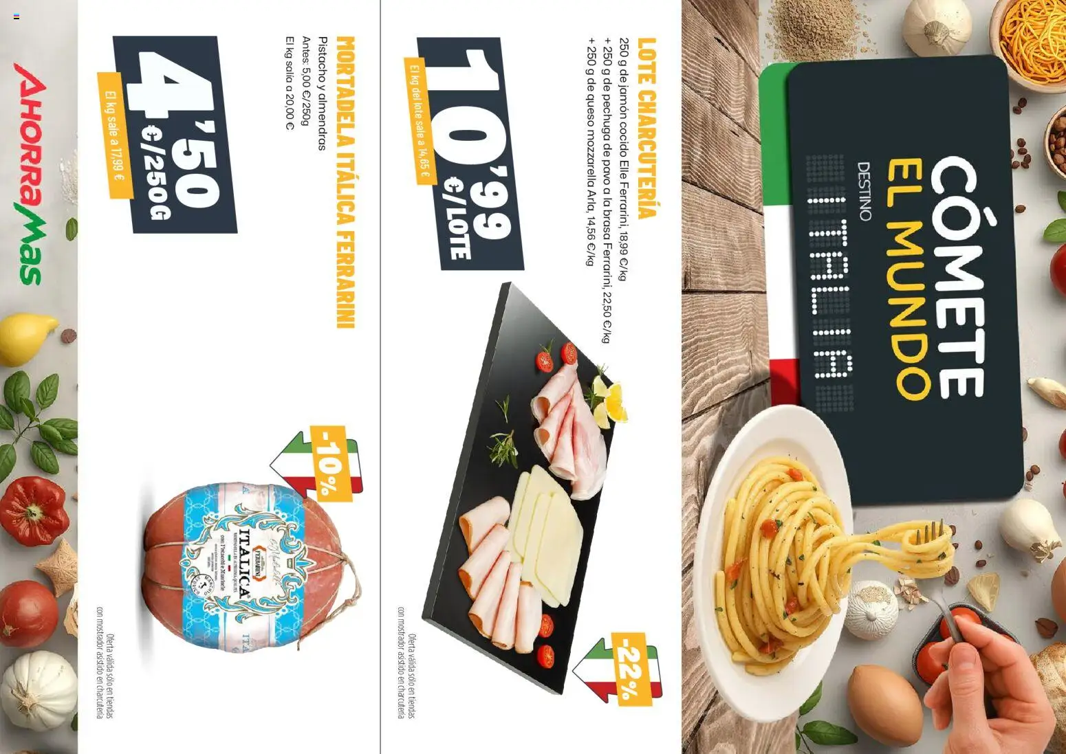 AhorraMas folleto │ válido desde el 11.06.2026 | Página: 12 | Productos: Queso, Jamón, Jamón cocido, Mortadela