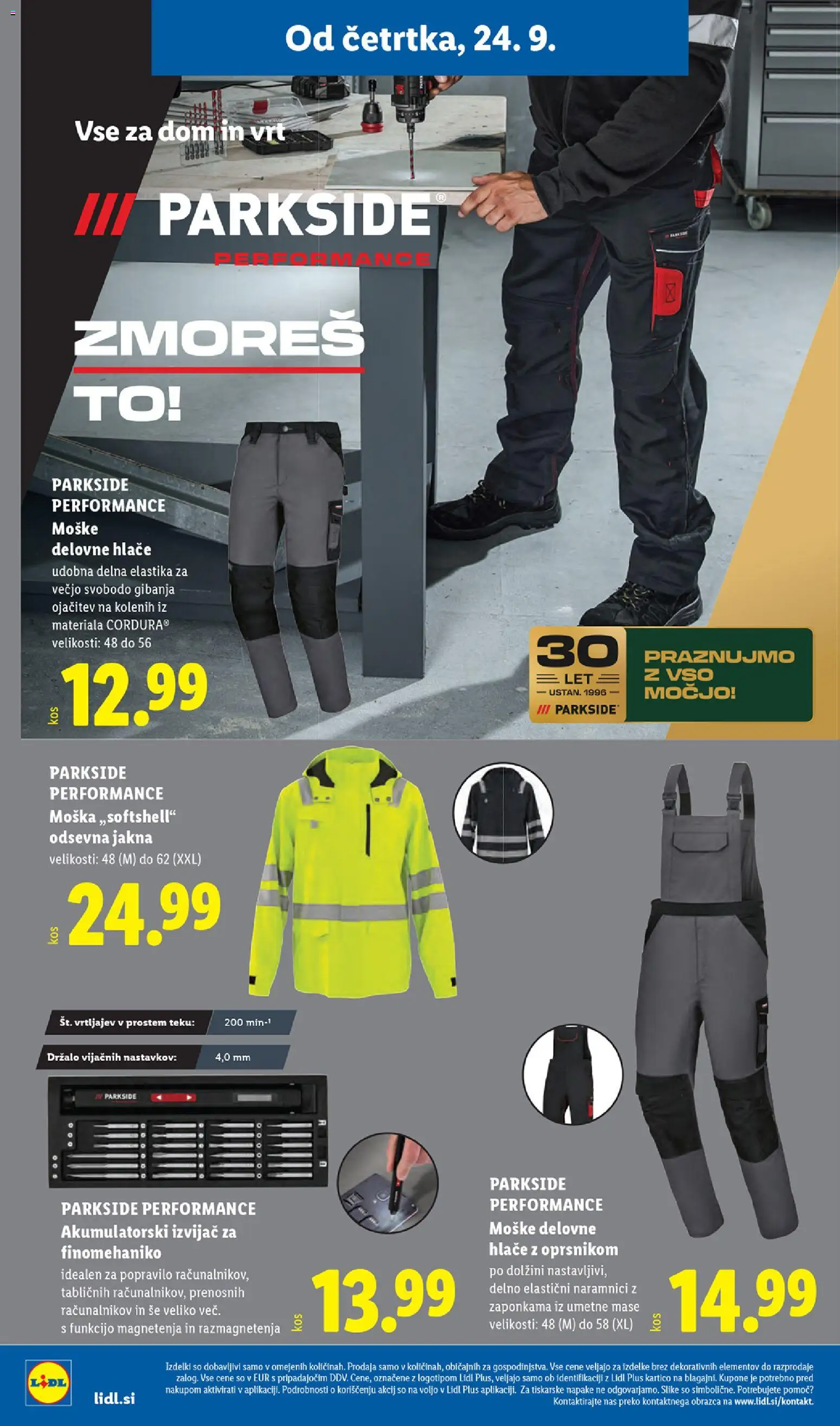 Novi Lidl katalog ponudbe – veljaven od 24.09.2026 | Stran: 22 | Izdelki: Jakna, Hlace