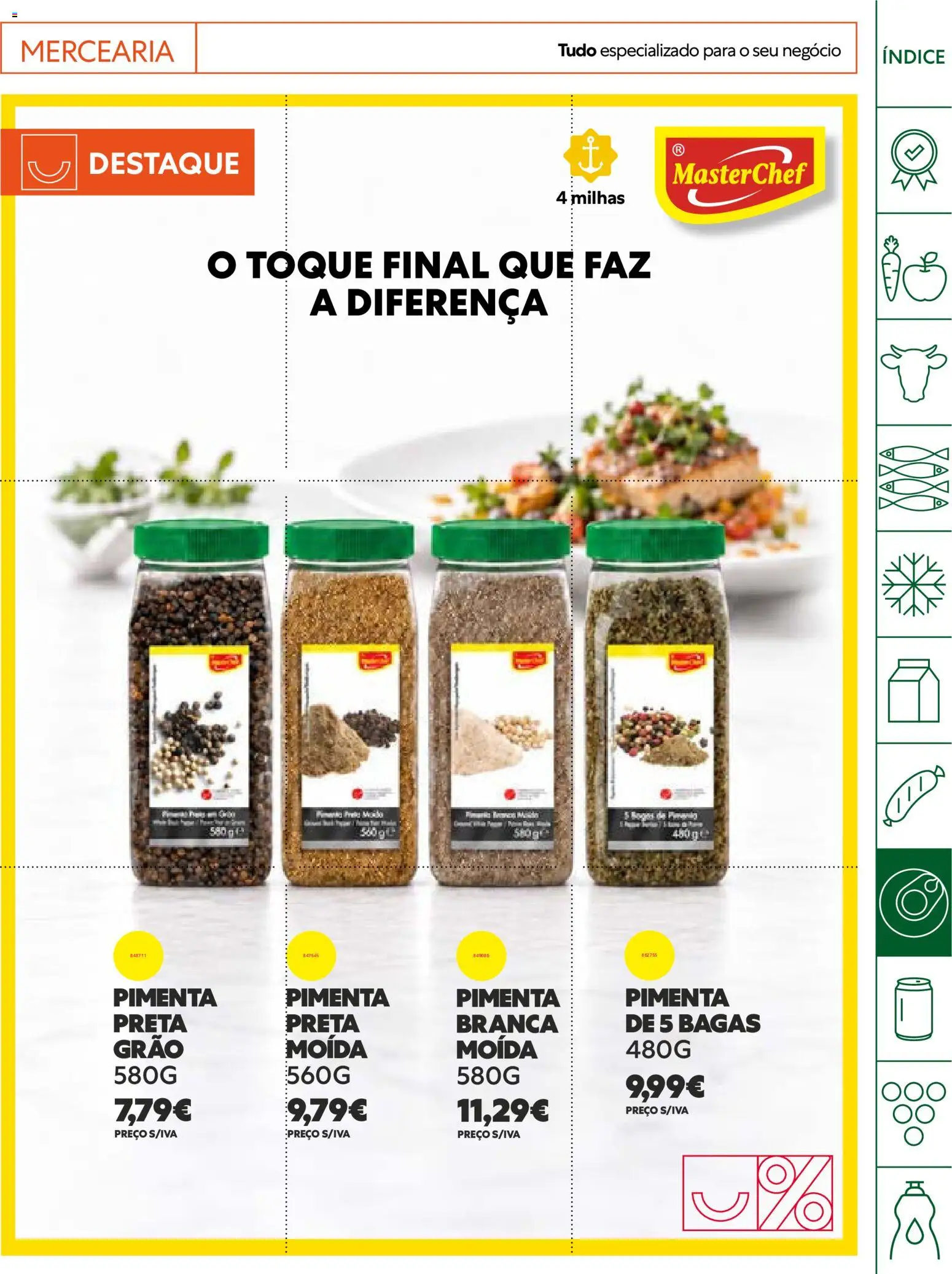 Recheio folheto Horeca │ válido de 13/10/2026 | Página: 17 | Produtos: Mercearia, Pimenta