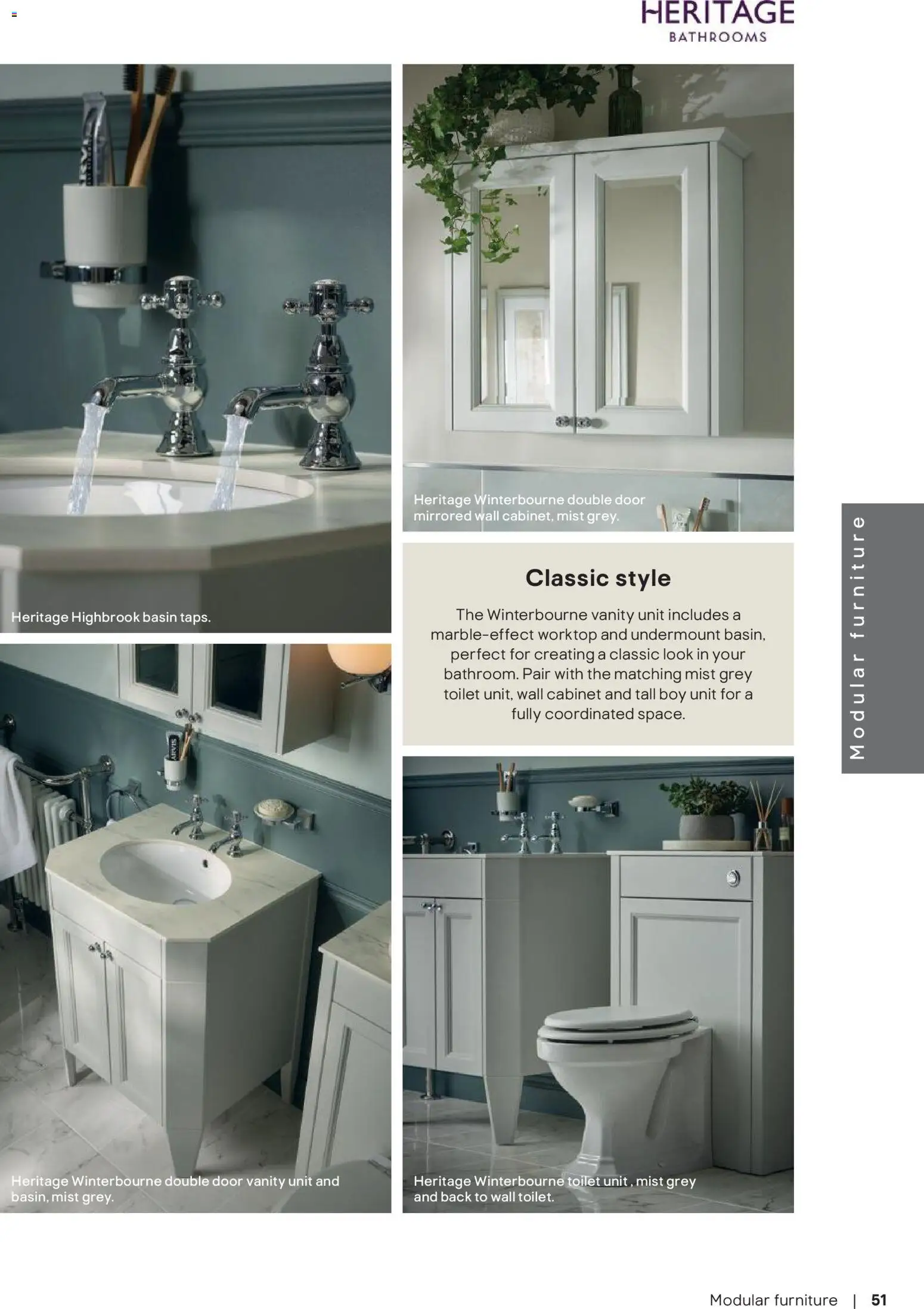 {H1} | Page: 52 | Products: Door, Worktop, Cabinet, Wall cabinet